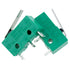 KW4-3Z Micro Limit Switch Three-Pin Roller Waterproof Travel Limit Switch Micro Switch with Lever Green 4PCS...